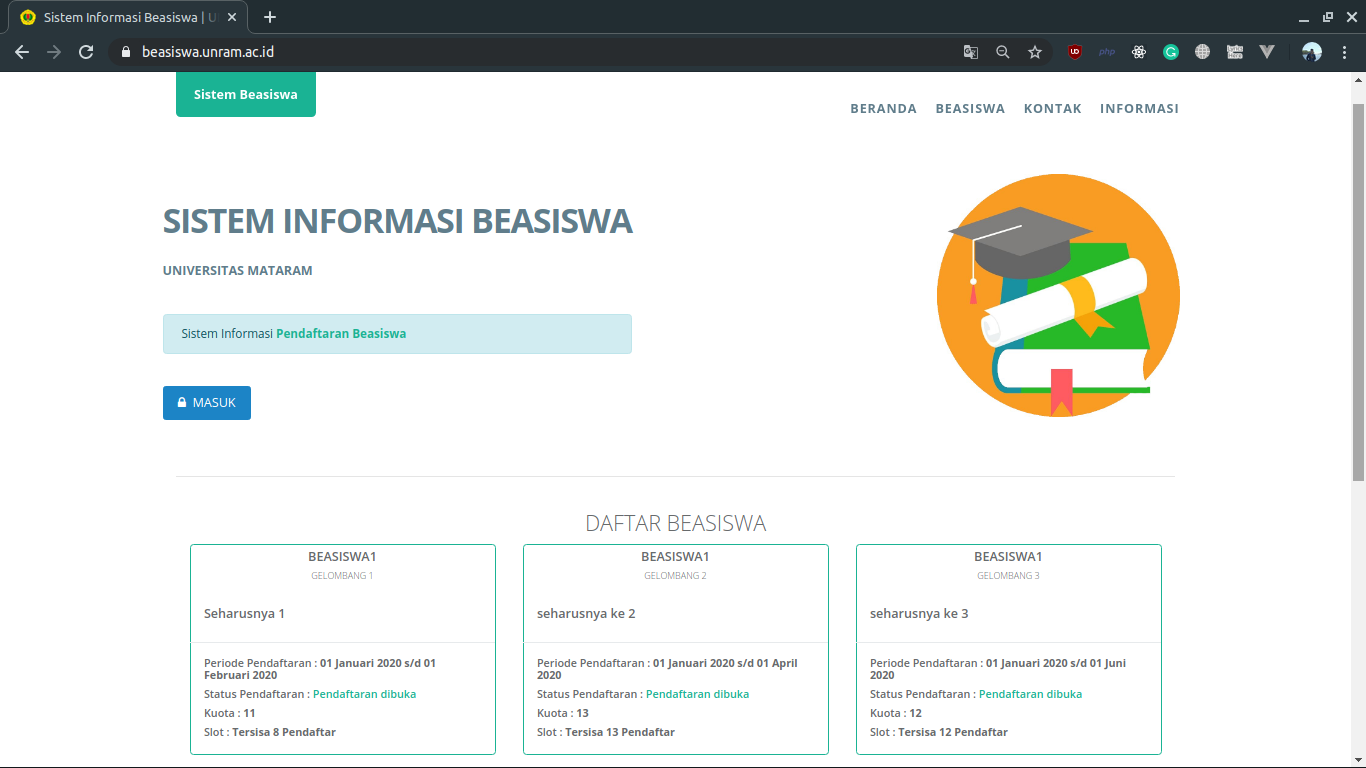 Beasiswa Unram